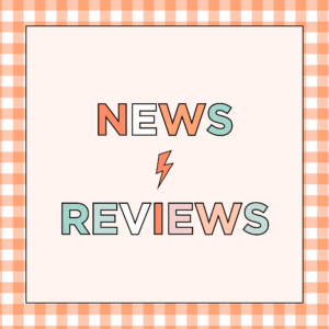 graphic showing news and reviews banner for jane burns blog