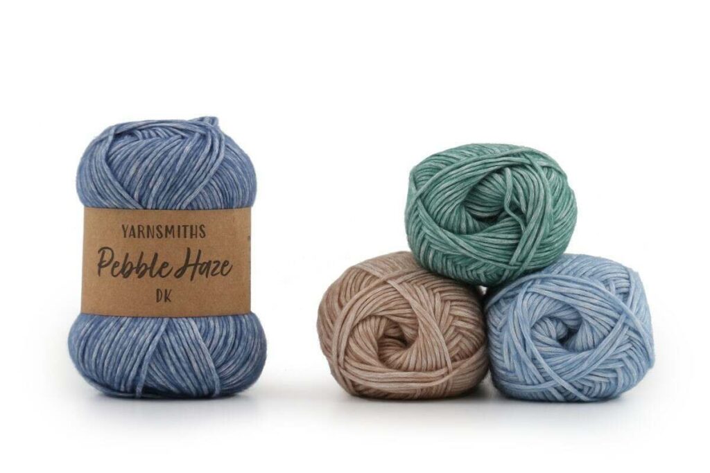 yarnsmiths pebble haze dk cotton acrylic yarn perfect for baby garments knit and crochet
