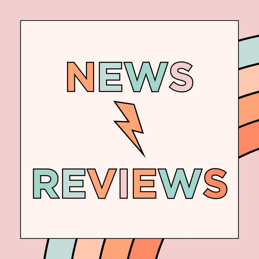 words news and reviews for landing page graphic for jane burns knitting and crochet